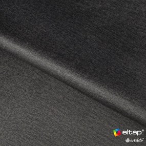 Szürke kárpitozott ágyneműtartós franciaágy ágyráccsal 160x200 cm Plissa – ELTAP