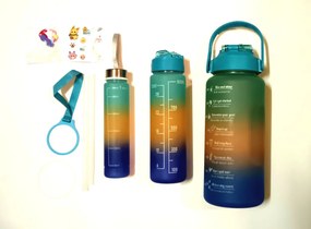 Havita 3in1 motivációs kulacs szett 2L/900ML/300 ML Családi készlet
