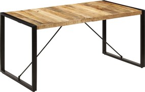 vidaXL tömör mangófa étkezőasztal 160 x 80 x 75 cm