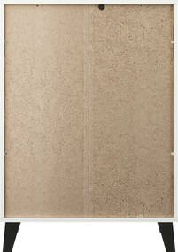 Komód, fehér, BOGAN NEW 4S70