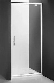 Roltechnik PXDON1 nyíló ajtós zuhanyajtó két fal közé ragyogó profillal, átlátszó üveggel 100 cm