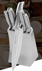 Modern késkészlet állványban 6 részes