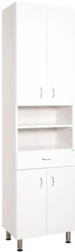 Keramia Pro fürdőszobaszekrény magas 50x192x33,3 cm fehér lesk PROV50DV