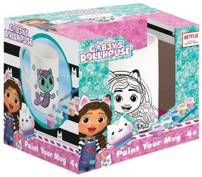 Gabi babaháza Cats festhető porcelán bögre 235 ml Díszdobozban