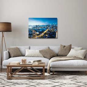 Kép - Városhálózat (üvegen) (70x50 cm)
