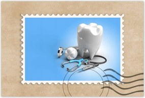 Poszterek 90x60 Fogászati implantátumok fog