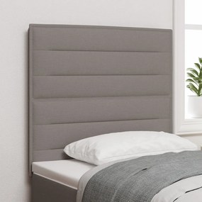LED Fejtámla Vonalak Dizájn Taupe 80 cm Szövet