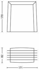 Philips - Kültéri fali lámpa SHADES 1xE27/15W/230V IP44 antracit