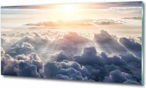 Fotó üvegkép Tó a hegyekben 125x50