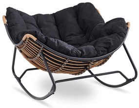 Hintafotel Fekete Párnával. ELTON