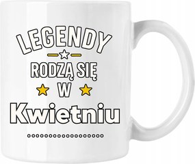 Bögre április fehér 330ml