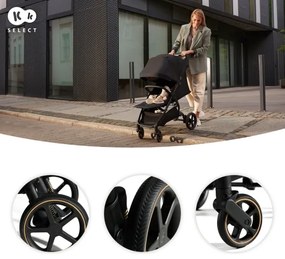 KINDERKRAFT SELECT - Babakocsi MITZY Ink fekete