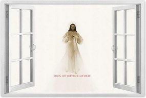 Poszterek 60x40 Jesus Ich vertraue Dich