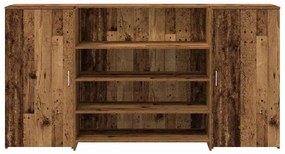 recepciós pult antik fa 200x50x103,5 cm szerelt fa