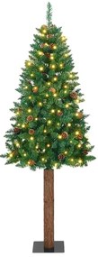 Karcsú karácsonyfa Zöld 77 x 77 x 210 cm PVC
