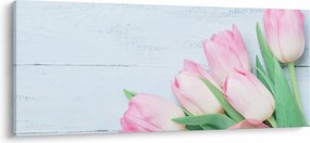 Kép - tulipán csokor (120x50 cm)