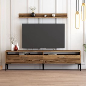 Istanbul TV-állvány, dió, 180 cm – TR845HCT3098