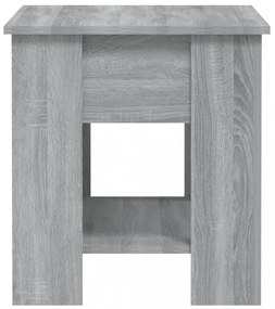 szürke sonoma színű szerelt fa dohányzóasztal 101x49x52 cm