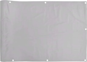 vidaXL szürke PVC belátás elleni erkélyparaván 600x90 cm