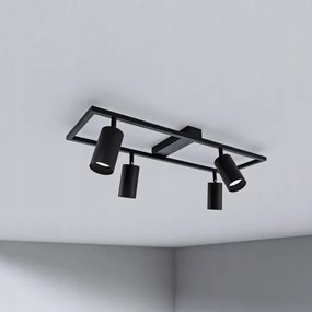 Spotlámpa 4xGU10/30W/230V fekete