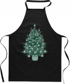 Karácsonyi konyhai kötény Piros karácsonyfa