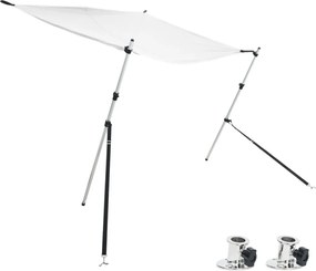 vidaXL T-alakú árnyékolóhosszabbító szettel 170x170x(113-182,5) cm