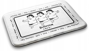 Prémium fürdőszobaszőnyeg Szumó versenyzők 90x60 cm