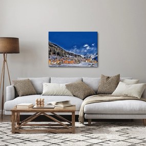 Kép - Hegyi város (70x50 cm)