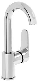 VitrA Root Round BluEco basin mixer swivel chrome A42754BE