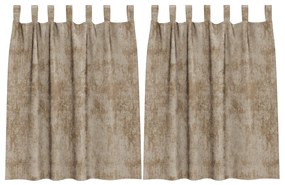 Velúr Függönyök 2 db gombbal Sampány 140x140 cm