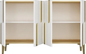 Nota 120 - Sapphire Oak, White, Gold