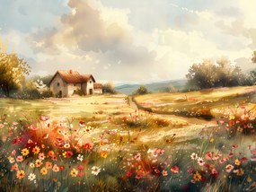 Poszter 80x60cm Szilvásváradi házikó