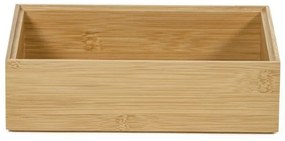 Szervező Compactor Bamboo Box, 22,5 x 15 x 6,5 cm, natúr fa