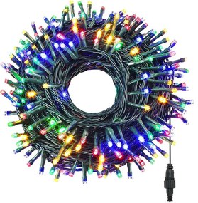 LED fényfüzér választható méretben és színben-240 LED-es-színes