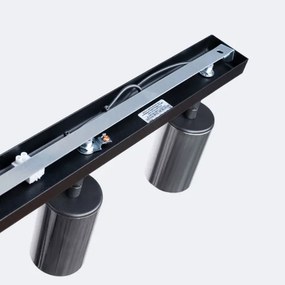 Sollux SL.1368 - Spotlámpa WINX 3xGU10/10W/230V fekete/króm