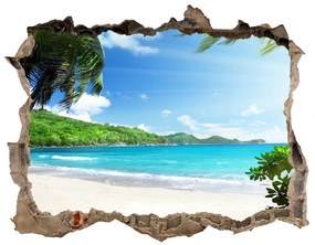 3d-s lyukat fali matrica Seychelles strand nd-k-61788906