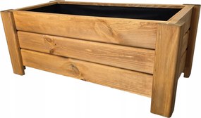 Kerti virágtartó, fa, nagy Flóra 80/40/32 cm Pinia impregnáló