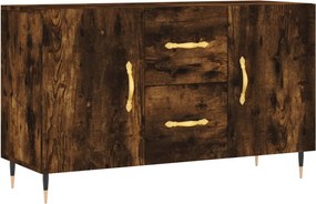 vidaXL füstös tölgy színű szerelt fa tálalószekrény 100 x 36 x 90 cm