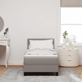 Box Spring ágy matraccal Taupe 80x200 cm Szövet