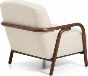 Bézs zsenília fotel Sylo – Kave Home