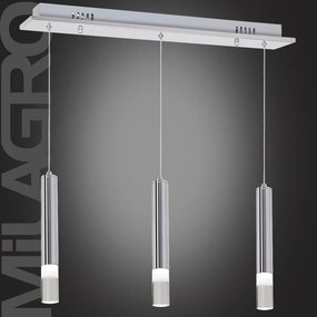 MILAGRO ML322 IDE Többágú Függesztett Lámpa Fehér, Átlátszó LED IP20