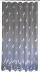 Mg Függöny erkély 7142 Fehér 200x240 kész szalaggal