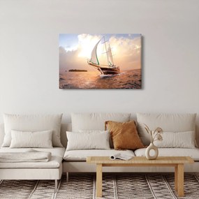 Jacht képe (90x60 cm)