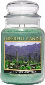 Mountain Vineyard Cheerful Candle nagy