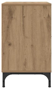 Éjjeliszekrények 2 pcs kézműves tölgy 49 x 36 x 61 cm Faanyag