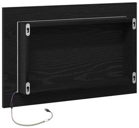 Alsószekrény Fekete Tölgy 60x46x81,5 cm Forgácslap