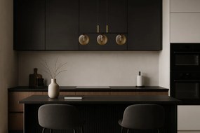 KAJA K-5687 GIRO Fekete Színű Függeszték 3xG9 10W IP20