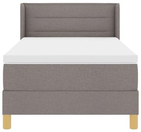 Boxspring ágy matrac menta színben, 80 x 200 cm, textil.