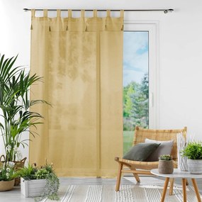 Sárga átlátszó függöny 140x240 cm Dalila – douceur d'intérieur
