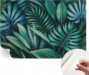 Divatos öntapadós fali tapéta Trópusi levelek 152x104 cm